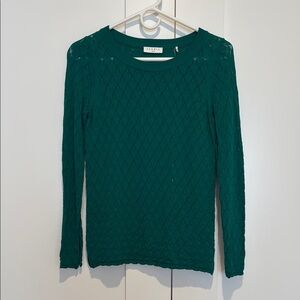 Sandro Green Knit Sweater